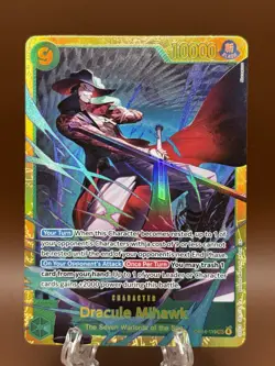Dracule Mihawk OP14-119 SEC - One Piece TCG - The Azure Sea’s Seven - English - Image 1