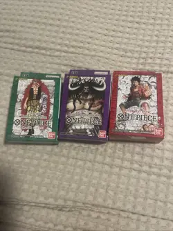 Kid Kaido Luffy Super Prerelease Starter Decks Empty Boxes - Image 1