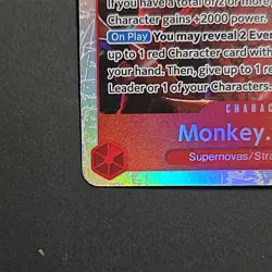 Monkey.D.Luffy OP12-015 - One Piece TCG - Legacy of the Master Foil NM English - Image 4