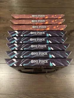 One Piece Illustration Box Vol 5 (3) & Vol 6 (5) SEALED Lot!! - Image 1