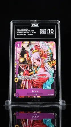 TAG 10 GEM MINT Japanese ONE PIECE 2023 Yamato P-046 ONE PIECE Magazine Vol 1 MQ - Image 1