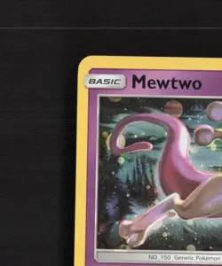 Mewtwo SM214 Sun & Moon Black Star Promo Holo Pokemon Card NM - Image 3