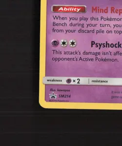 Mewtwo SM214 Sun & Moon Black Star Promo Holo Pokemon Card NM - Image 5
