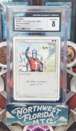 Graded MTG Card - CGC 8 - 3rd Edition (Revised) - Crusade - Image 1