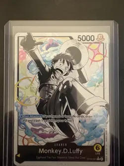 One Piece Monkey D Luffy ST29-001 Alt Art Leader Card Egghead Deck English - Image 1