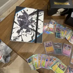 Massive Pokemon Collection Binder Holo Reverse Holo Rare 1100 + TCG Card Lot 4 - Image 4