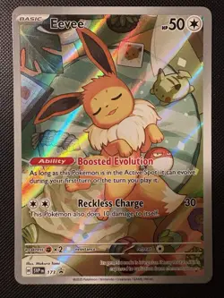 2025 Pokemon Prismatic Evolutions ETB Eevee SVP BLACK STAR PROMO Card #173! - Image 1