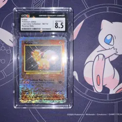 Pokemon Vulpix TCG Reverse Holo Card Legendary Collection #98 CGC 8.5 NM/Mint + - Image 3