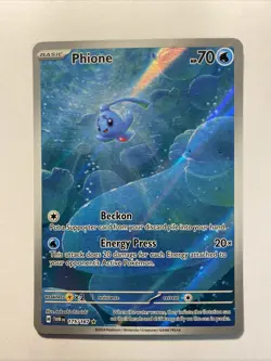 Phione - Twilight Masquerade - Illustration Rare Holo 2024 Pokemon Card - Image 1