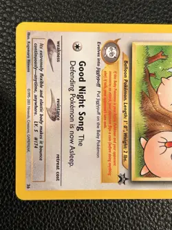 Pokemon Card - Igglybuff - Black Star Promo #36 WotC - Mint - Image 3