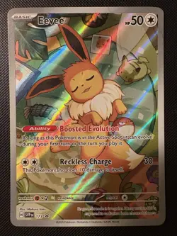 2025 Pokemon Prismatic Evolutions ETB Eevee SVP BLACK STAR PROMO Card #173! HOT! - Image 1