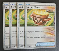 Earthen Vessel 106/131 x4 Prismatic Evolutions Playset NM Pokemon TCG Card - Image 1