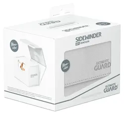 Ultimate Guard White Monocolor 80+ Sidewinder Deck Case Card Storage Box ccg tcg - Image 1