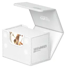 Ultimate Guard White Monocolor 80+ Sidewinder Deck Case Card Storage Box ccg tcg - Image 4