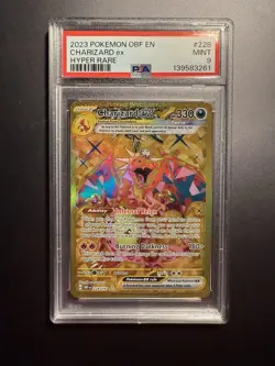 Pokemon TCG Charizard EX Obsidian Flames Card 228/197 PSA 9 - Image 1