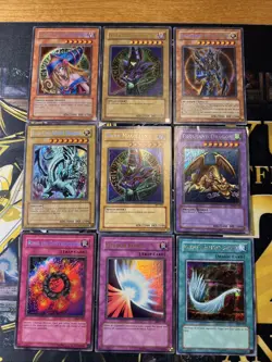 Vintage Yugioh Card Holo Collection 9 Cards #16 MFC MC2 LOB BPT PGD MRD - Image 1