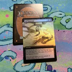 Ad Nauseam Extended Art Foil Mtg Play Test Card - Image 1