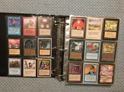 Big Vintage Binder 700 + Magic The Gathering Cards Revised Legends The Dark MTG - Image 2