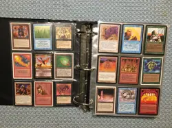 Big Vintage Binder 700 + Magic The Gathering Cards Revised Legends The Dark MTG - Image 3