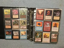 Big Vintage Binder 700 + Magic The Gathering Cards Revised Legends The Dark MTG - Image 5
