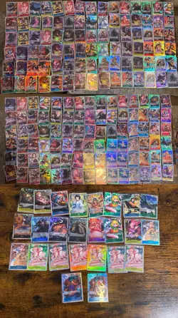 One Piece Card Game SR Lot OVER 200 CARDS - Image 1