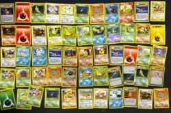 110 Pokemon Card Lot, Fossil and Jungle - Rare, Uncommon, Common Promo - Image 1