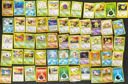 110 Pokemon Card Lot, Fossil and Jungle - Rare, Uncommon, Common Promo - Image 5