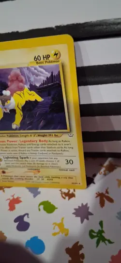Raikou 22/64 Neo Revelation Non Holo Pokemon Card TCG - Image 2
