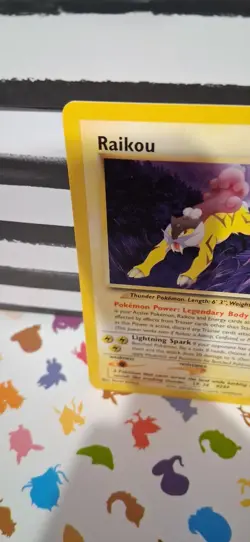 Raikou 22/64 Neo Revelation Non Holo Pokemon Card TCG - Image 5