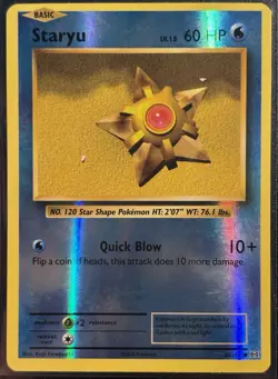 Staryu 30/108 - Pokemon TCG XY Evolutions 2016 Reverse Holo - LP Card - Image 1