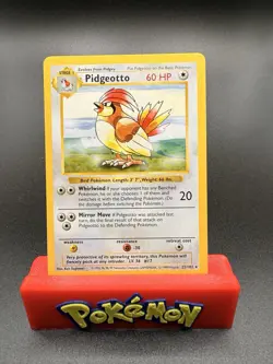 Pidgeotto - 22/102 - Pokemon Base Set Shadowless Rare Card WOTC NM - Image 1