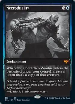 Necroduality -Foil Light Play MTG Innistrad: Double Feature - Image 1