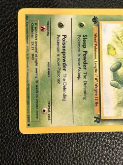 Oddish 1st Edition Team Rocket Set 63/82 Pokemon Card LP - Image 3