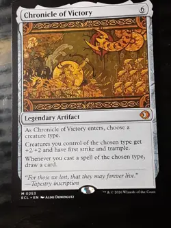 Chronicle of Victory , Lorwyn Eclipsed , Near M ,MTG , FREE SHIPPING - Image 1