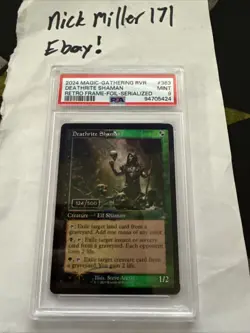 2024 Mtg Deathrite Shaman Serialized Psa9. Pop3. - Image 1