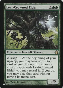 Leaf-Crowned Elder R The List Reprints 128/150 - LP MTG - Image 1