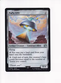 MAGIC THE GATHERING MTG FINAL FANTASY PUPU UFO (#2) - Image 1