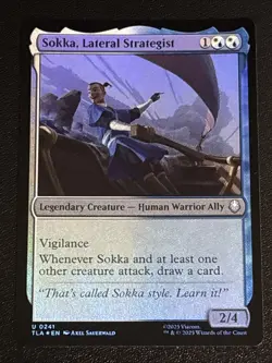 MTG Avatar: The Last Airbender Sokka, Lateral Strategist Foil 0241 NM - Image 1
