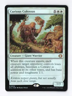 Curious Colossus (Foil) 0012 (M) MTG Lorwyn Eclipsed (ECL) - Image 1