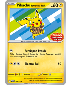 Pikachu Berkemeja Batik Promo - Pokemon Indonesia Journey Exclusive - SEALED - Image 4