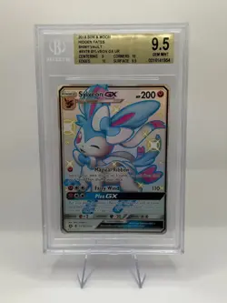 POKEMON SYLVEON GX HIDDEN FATES SV76 BGS GEM MINT INVEST - Image 1