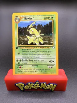 Pokemon TCG Bayleef 29/111 1st Edition Neo Genesis Regular Uncommon LP - Image 1