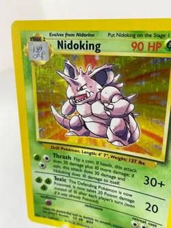 Nidoking 11/102 - Base Set - Holo - Pokemon - LP - Image 2