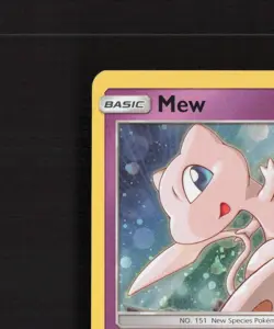 Mew SM215 Sun & Moon Black Star Promo Holo Pokemon Card NM - Image 3
