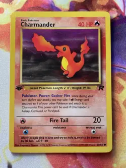 Charmander 50/82 NM 1st Edition Team Rocket WoTC 2000 Pokemon TCG - Image 1