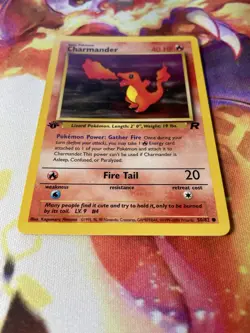 Charmander 50/82 NM 1st Edition Team Rocket WoTC 2000 Pokemon TCG - Image 2