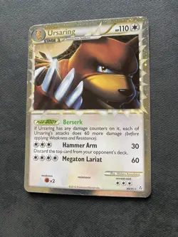 Pokemon TCG Ursaring (Prime) 89/95 Unleashed Holo - NM - Image 2