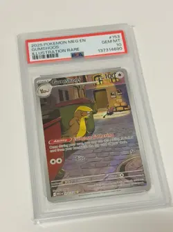 Pokemon TCG Gumshoos 153/132 MEG EN Mega Evolution Illustration Rare PSA 10 - Image 1