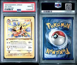 1999 Pokemon Jungle 1st Edition Jolteon #20 PSA 10 ⚡NEW CERT ⚡ - Image 3