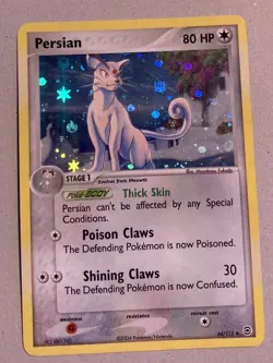 Persian - 44/112 - Pokemon Ex FireRed LeafGreen Reverse Holo HP - Image 1